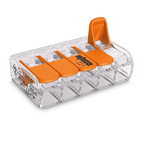 maman 10 x Wago 221-415 5-Wege-Terminalblock, Beige, Klemme, Kunststoff, Frei hängend maman 10 x Wago 221-415 5-Wege-Terminalblock, Beige, Klemme, Kunststoff, Frei hängend von maman