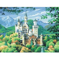 Malen nach Zahlen "Schloss Neuschwanstein" von Weiß