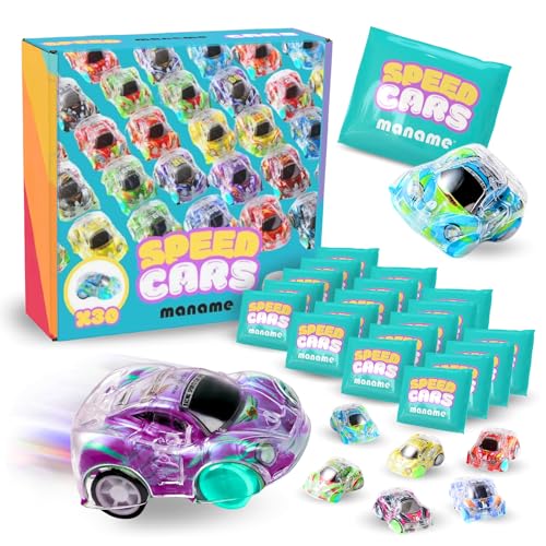 Packung mit 30 Geschenken zum Geburtstag für Kinder, perfekt für Pinata und Taschen zum Kindergeburtstag, Autos für Kinder, Details zum Geburtstag und für Kinder. von maname
