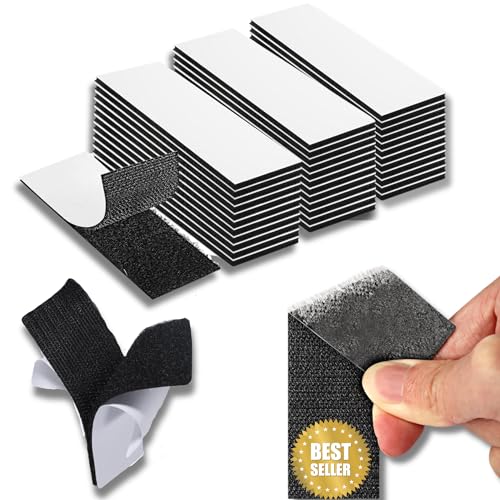 Belcro Doppelseitiges Klebeband, extra stark, schwarz, 3 m, doppelseitig, wiederverwendbar, 15 Stück, 3 x 10 cm, Haken und Schlaufenband, kariert, für Teppich, Haushalt Belcro Doppelseitiges Klebeband, extra stark, schwarz, 3 m, doppelseitig, wiederverwendbar, 15 Stück, 3 x 10 cm, Haken und Schlaufenband, kariert, für Teppich, Haushalt von maname