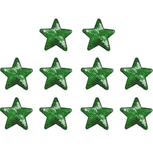 10 x 7,6 cm Pailletten-Stern-Aufnäher zum Aufbügeln mit Glitzersternen, zum Aufbügeln auf Mützen, Kleidung, Rucksäcken, Kleidern, Hosen, Jeans 10 x 7,6 cm Pailletten-Stern-Aufnäher zum Aufbügeln mit Glitzersternen, zum Aufbügeln auf Mützen, Kleidung, Rucksäcken, Kleidern, Hosen, Jeans von mancyz