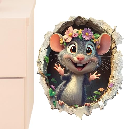 manhegari 3D Wandsticker Deko,Cartoon Loch Wandsticker | Niedlicher Abziehbarer & Wiederverwendbarer Kreativaufkleber Für Wohnzimmer Garten Badezimmer Schlafzimmer Kinderzimmer Küche manhegari 3D Wandsticker Deko,Cartoon Loch Wandsticker | Niedlicher Abziehbarer & Wiederverwendbarer Kreativaufkleber Für Wohnzimmer Garten Badezimmer Schlafzimmer Kinderzimmer Küche von manhegari