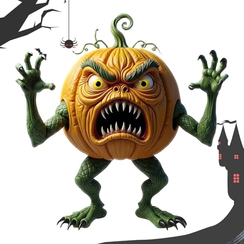 manhegari Halloween Skulptur | Lustige Kürbisgesichter-Bastelarbeiten | Resin Dekofigur Tischdekoration Wohnaccessoire Festtagsdeko für Zuhause manhegari Halloween Skulptur | Lustige Kürbisgesichter-Bastelarbeiten | Resin Dekofigur Tischdekoration Wohnaccessoire Festtagsdeko für Zuhause von manhegari