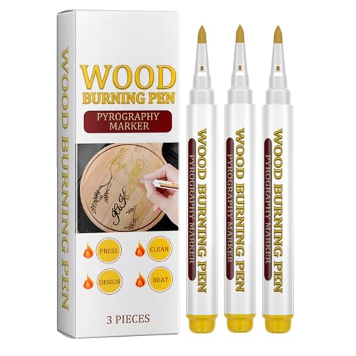 manhegari Holzbearbeitungs-Brennstift Wood Burning Pen Brennmarker Scorch Marker Stift Holzbefeuertes Stiftwerkzeug Multifunktionaler Holzbearbeitungs-Zeichenstift für Birke, Walnuss, Linde und Pappel manhegari Holzbearbeitungs-Brennstift Wood Burning Pen Brennmarker Scorch Marker Stift Holzbefeuertes Stiftwerkzeug Multifunktionaler Holzbearbeitungs-Zeichenstift für Birke, Walnuss, Linde und Pappel von manhegari