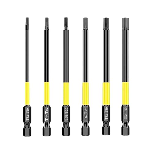manhegari Magnetische Bohrbits - 7x Rutschfest Schraubendreher-Bit-Set,Adapter-Aufsatz Schraubenschlüssel Robuste Präzisionswerkzeuge Für Holzverarbeitung von manhegari
