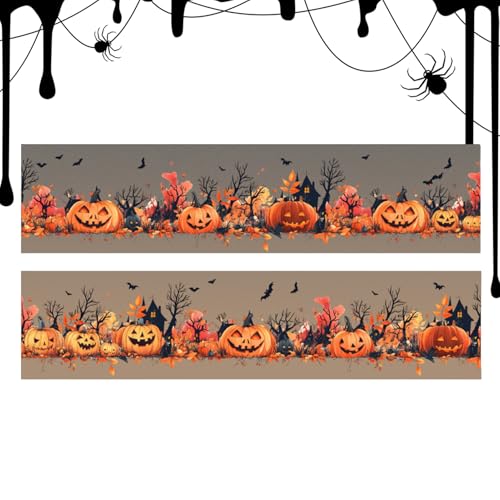 manhegari Scrapbook Klebeband Set - Halloween Malerkrepp | Sticker Rollen für Basteltagebücher Geschenkverpackung Schule Fest von manhegari
