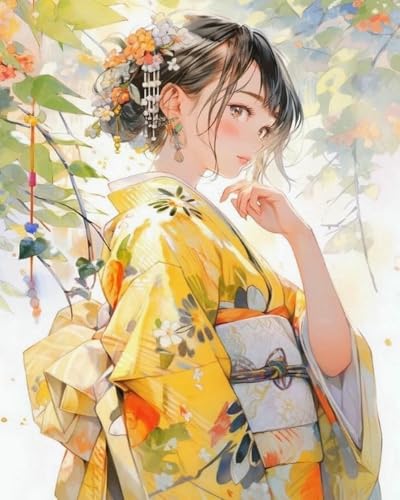 mantianhome Geschnitztes Kreuzstich-Set, Cartoon-Kimono-Mädchen, beliebtes Design, bedrucktes Kreuzstich-Set für Anfänger, 11 CT, DIY, fortgeschrittenes handgefertigtes.40X50CM mantianhome Geschnitztes Kreuzstich-Set, Cartoon-Kimono-Mädchen, beliebtes Design, bedrucktes Kreuzstich-Set für Anfänger, 11 CT, DIY, fortgeschrittenes handgefertigtes.40X50CM von mantianhome