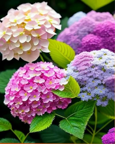 mantianhome Geschnitztes Kreuzstich-Set, bunte Blumen,bedrucktes Kreuzstich-Set für Anfänger, 11 CT, DIY, fortgeschrittenes handgefertigtes Stickset für die Heimdekoration,40X50CM von mantianhome