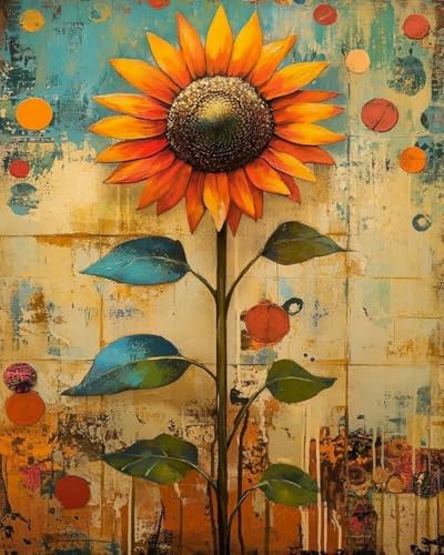 mantianhome Gestempeltes Kreuzstich-Set, Sonnenblumenblüte, beliebtes Muster, Kreuzstich-Set für Anfänger, 11 CT, DIY, Fortgeschrittene, handgefertigt für die Heimdekoration,40X50CM mantianhome Gestempeltes Kreuzstich-Set, Sonnenblumenblüte, beliebtes Muster, Kreuzstich-Set für Anfänger, 11 CT, DIY, Fortgeschrittene, handgefertigt für die Heimdekoration,40X50CM von mantianhome