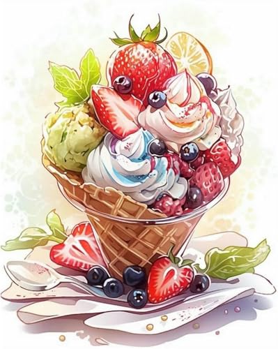 mantianhome Graviertes Kreuzstich-Set, Dessert-Eiscreme, beliebtes Muster, Kreuzstich-Set für Anfänger, 11 CT, DIY, Fortgeschrittene, handgefertigt für die Heimdekoration,40X50CM mantianhome Graviertes Kreuzstich-Set, Dessert-Eiscreme, beliebtes Muster, Kreuzstich-Set für Anfänger, 11 CT, DIY, Fortgeschrittene, handgefertigt für die Heimdekoration,40X50CM von mantianhome