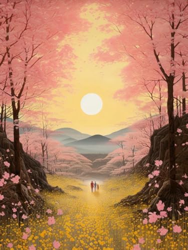 mantianhome Kreuzstich-Malset „Frühlingslandschaft“, 11-fädiges Kreuzstich-Dekor, Stickarbeiten, DIY, fortgeschrittenes handgefertigtes Stickset,40X50CM mantianhome Kreuzstich-Malset „Frühlingslandschaft“, 11-fädiges Kreuzstich-Dekor, Stickarbeiten, DIY, fortgeschrittenes handgefertigtes Stickset,40X50CM von mantianhome