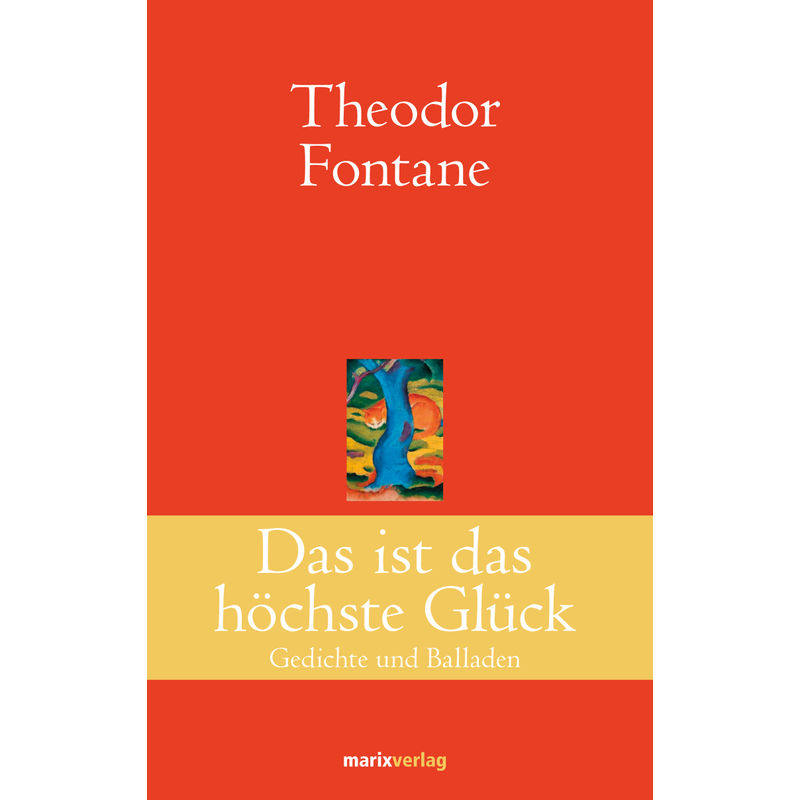 Klassiker Der Weltliteratur / Das Ist Das Höchste Glück - Theodor Fontane, Gebunden von marixverlag