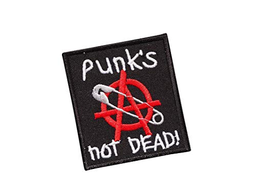 Aufnäher zum Aufbügeln, Punks Not Dead 7, bestickt, Souvenir. von martynastradingofficial
