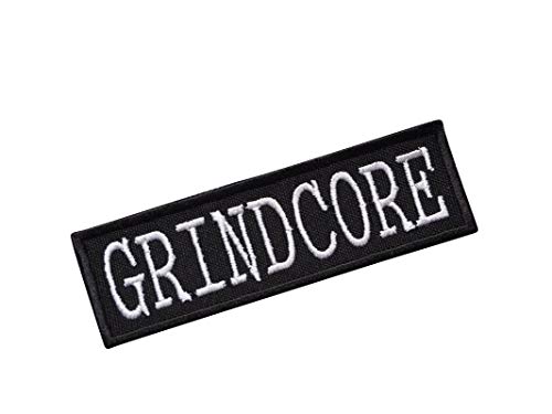 Grindcore (Brutal Death, Thrash Metal, Hardcore, Noisecore, Mincecore, Agathocless, Driller Killer, Exit 13, AxCx, Punk) bestickte Applikation zum Aufbügeln von martynastradingofficial