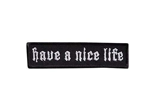 Have A Nice Life, DSbm, schwarzes Metall, Shoegaze, Post Rock, Doom Gothic Rock bestickt, zum Aufbügeln von martynastradingofficial