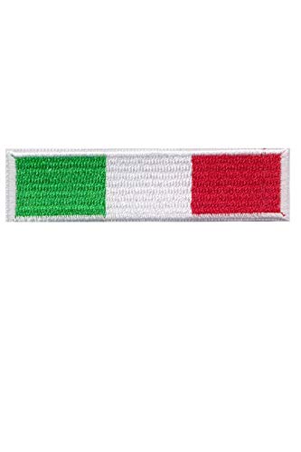 Italien-Flagge, kleiner Aufnäher, bestickt, zum Aufbügeln, Souvenir, Zubehör von martynastradingofficial