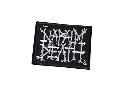 Napalm Death Punk Rock Bestickter Aufnäher zum Aufbügeln, 1 Stück von martynastradingofficial