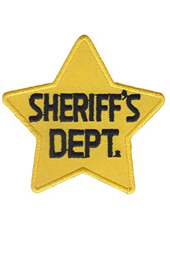 Police Sheriff Dept Aufnäher mit gelbem Stern zum Aufbügeln Police Sheriff Dept Aufnäher mit gelbem Stern zum Aufbügeln von martynastradingofficial