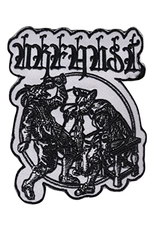 Rock-and-Roll-Aufnäher aus schwarzem Metall, bestickt, zum Aufbügeln Rock-and-Roll-Aufnäher aus schwarzem Metall, bestickt, zum Aufbügeln von martynastradingofficial