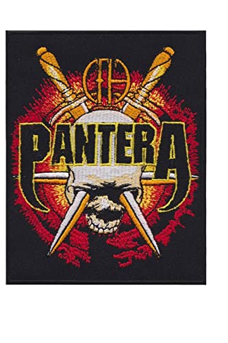 Rock-and-Roll-Aufnäher aus schwarzem Metall, bestickt, zum Aufbügeln Rock-and-Roll-Aufnäher aus schwarzem Metall, bestickt, zum Aufbügeln von martynastradingofficial