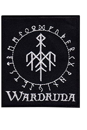 Rock-and-Roll-Aufnäher aus schwarzem Metall, bestickt, zum Aufbügeln von martynastradingofficial