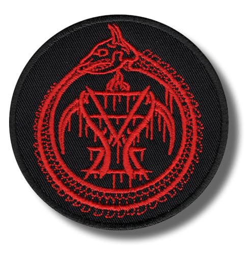 Cattle Decapitation Patch Aufnäher – Abzeichen zum Aufnähen oder Aufbügeln – trendiges Modeaccessoire – einzigartiges dekoratives Logo für Jacken, Jeans und Taschen – Vintage – Bekleidung von martytradingOfficial