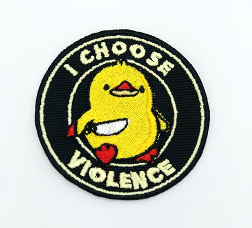 I Choose Violence Aufnäher zum Aufbügeln Bestickt Aufbügler I Choose Violence Aufnäher zum Aufbügeln Bestickt Aufbügler von martytradingOfficial