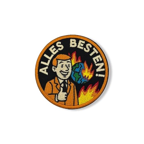 Alles Bestens – Satirischer Aufnäher mit Klettverschluss von martytradingofficial