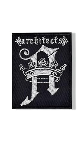 Aufnäher, Motiv: Architekten, Krone, bestickt, zum Aufbügeln von martytradingofficial