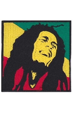 Bob Marley Reggae Aufnäher Besticktes Patch zum Aufbügeln Applique von martytradingofficial