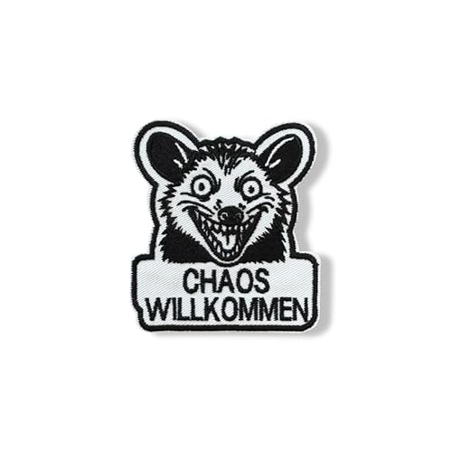 CHAOS WILLKOMMEN – Wahnsinns-Patch mit Klettverschluss von martytradingofficial