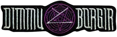 Dimmu Borgir Black Metal Aufnäher Besticktes Patch zum Aufbügeln Applique Souvenir Zubehör von martytradingofficial