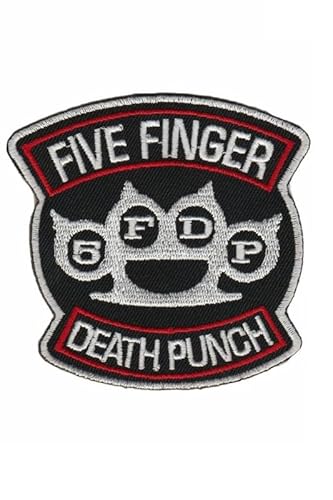 FÜNF Finger Death Punch 5FDP Knuckle bestickte Metall Patch Band Musik Patch Jacke T-Shirt Patch Nähen Eisen auf bestickte Applikationen Souvenir Zubehör FÜNF Finger Death Punch 5FDP Knuckle bestickte Metall Patch Band Musik Patch Jacke T-Shirt Patch Nähen Eisen auf bestickte Applikationen Souvenir Zubehör von martytradingofficial