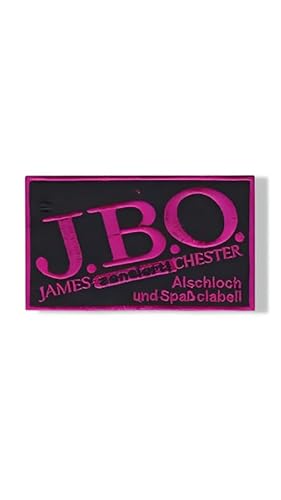 Fun Metal Band Patch – Bestickter Aufnäher zum Aufbügeln im JBO James Blast Orchester-Stil, Applikation, Lila von martytradingofficial