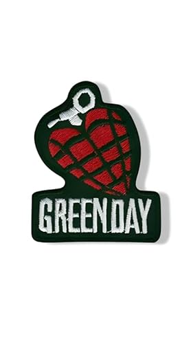 Green Day-inspiriertes Heart Bomb Patch – Bestickter Aufnäher zum Aufbügeln, Applikation von martytradingofficial