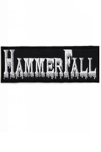 HammerFall Heavy Metal Aufnäher Besticktes Patch zum Aufbügeln Applique Souvenir Zubehör von martytradingofficial