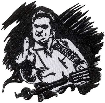 Johnny Cash Decor American Music Aufnäher Besticktes Patch zum Aufbügeln Applique Souvenir Zubehör Johnny Cash Decor American Music Aufnäher Besticktes Patch zum Aufbügeln Applique Souvenir Zubehör von martytradingofficial