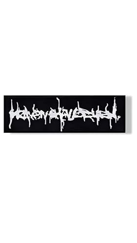 Metalcore Band Patch zum Aufbügeln, Medium, Schwarz, 1 Stück von martytradingofficial