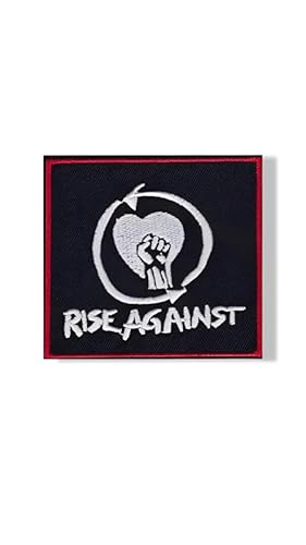 Protest Logo Patch – Bestickter Aufnäher zum Aufbügeln, Rage Against The Machine-inspiriert, Schwarz, Mittel, 1 Stück Protest Logo Patch – Bestickter Aufnäher zum Aufbügeln, Rage Against The Machine-inspiriert, Schwarz, Mittel, 1 Stück von martytradingofficial