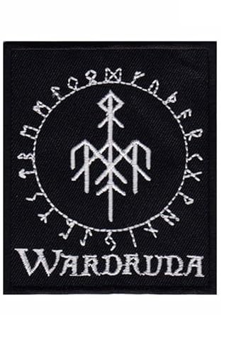 martytradingofficial Wardruna Runaljod Spiritualism Aufnäher Besticktes Patch zum Aufbügeln Applique - Schwarz, 10cm, Rechteckig, Patch, 1 Stück martytradingofficial Wardruna Runaljod Spiritualism Aufnäher Besticktes Patch zum Aufbügeln Applique - Schwarz, 10cm, Rechteckig, Patch, 1 Stück von martytradingofficial