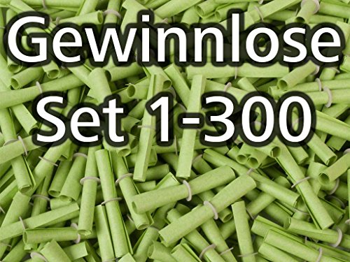 Röllchenlose grün, Set 1-300 von maru