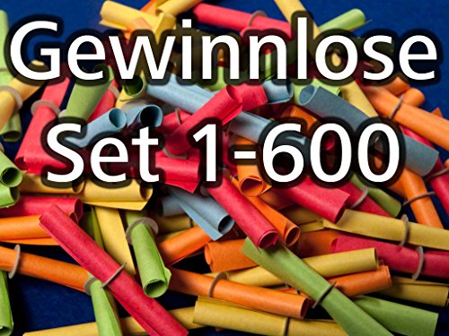 Röllchenlose bunt gemischt, Set 1-600 von maru