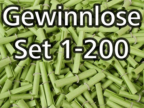 Röllchenlose grün, Set 1-200 von maru
