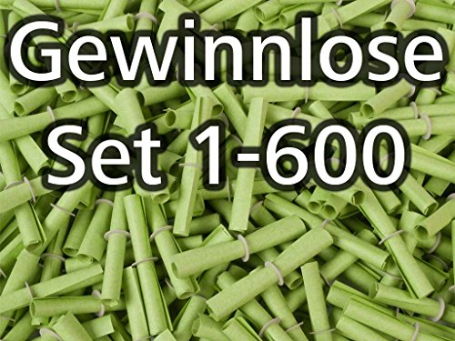Röllchenlose grün, Set 1-600 von maru