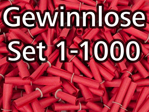 Röllchenlose rot, Set 1-1000 von maru