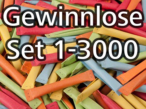 Sicherheitslose, geklammert, bunt gemischt, Set 1-3000 Sicherheitslose, geklammert, bunt gemischt, Set 1-3000 von maru