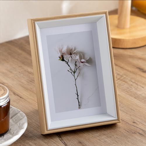 XK00202 Bilderrahmen mit Passepartout, Holz, A4 von marysgift