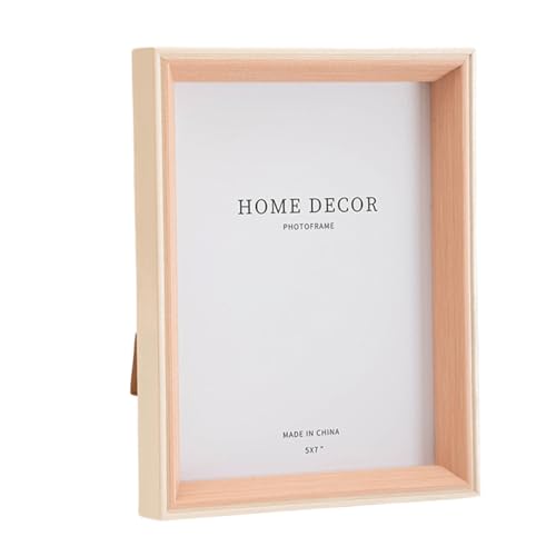 marysgift Bilderrahmen A4 Weiss Holz Horizontal oder Vertikal für Wandbehänge oder Tischdekoration (XK01104,A4) von marysgift