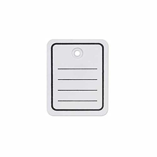 1000 Stückwarenanhänger 68200 Hängeetiketten Kartonetiketten 40x50 mm 1000 Stückwarenanhänger 68200 Hängeetiketten Kartonetiketten 40x50 mm von MASHPAPER