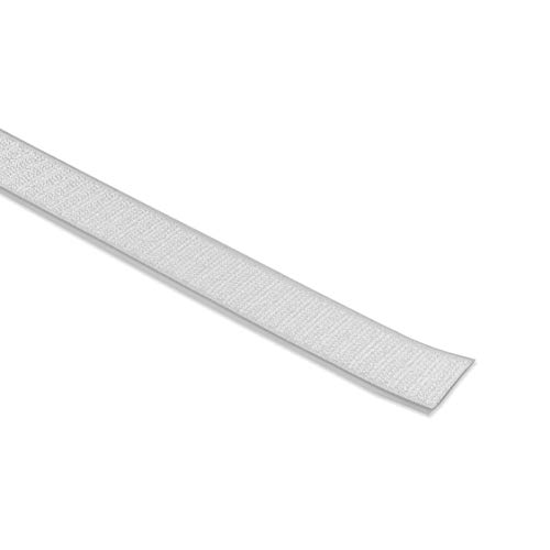25 m Hakenband selbstklebend für Fliegengitter in weiß 10 mm breit 154P20H von MASHPAPER